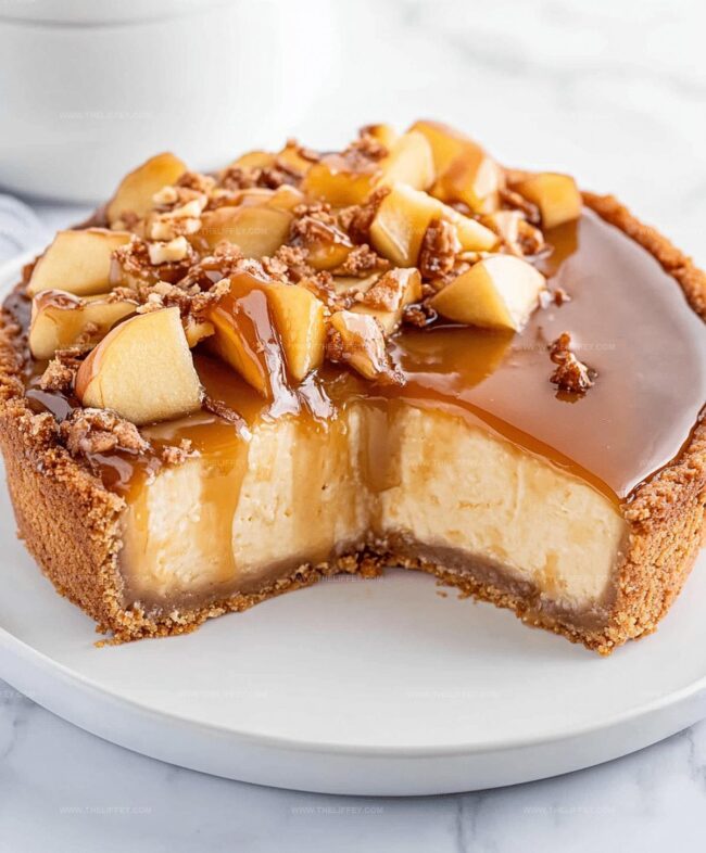 Step-by-Step Caramel Apple Cheesecake Instructions