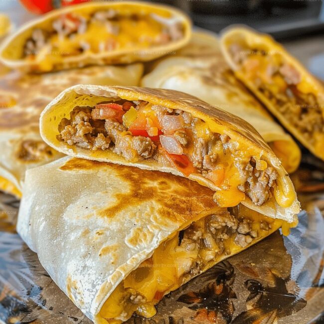 How to Prepare Loaded Cheesy Pocket Tacos