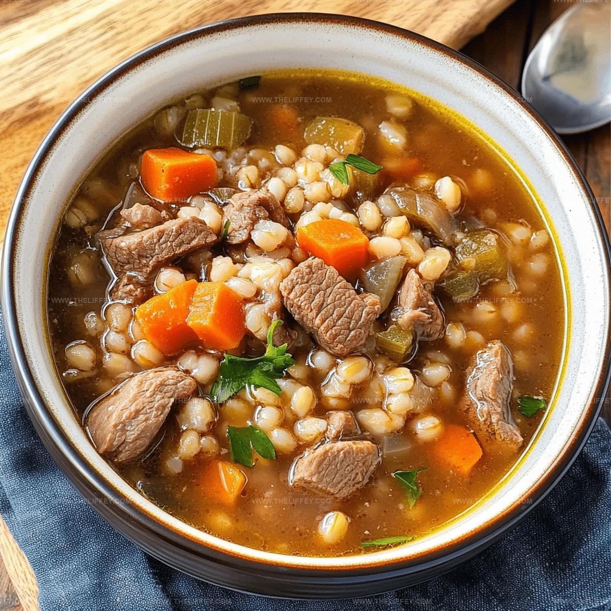 Beef Barley Soup Recipe