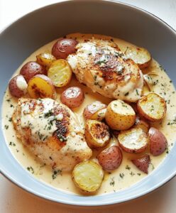 Chicken And Potatoes With Dijon Cream Sauce Recipe