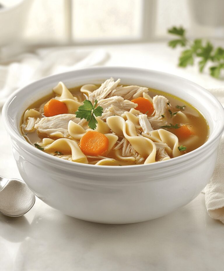 Crockpot Chicken Noodle Soup Recipe