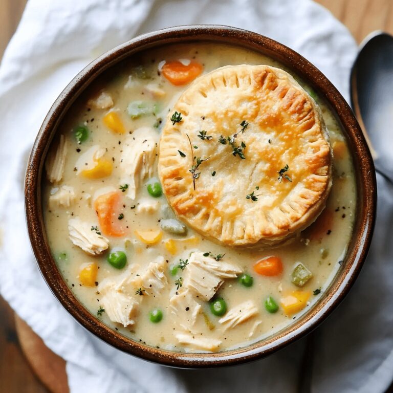 Easy Chicken Pot Pie Soup Recipe