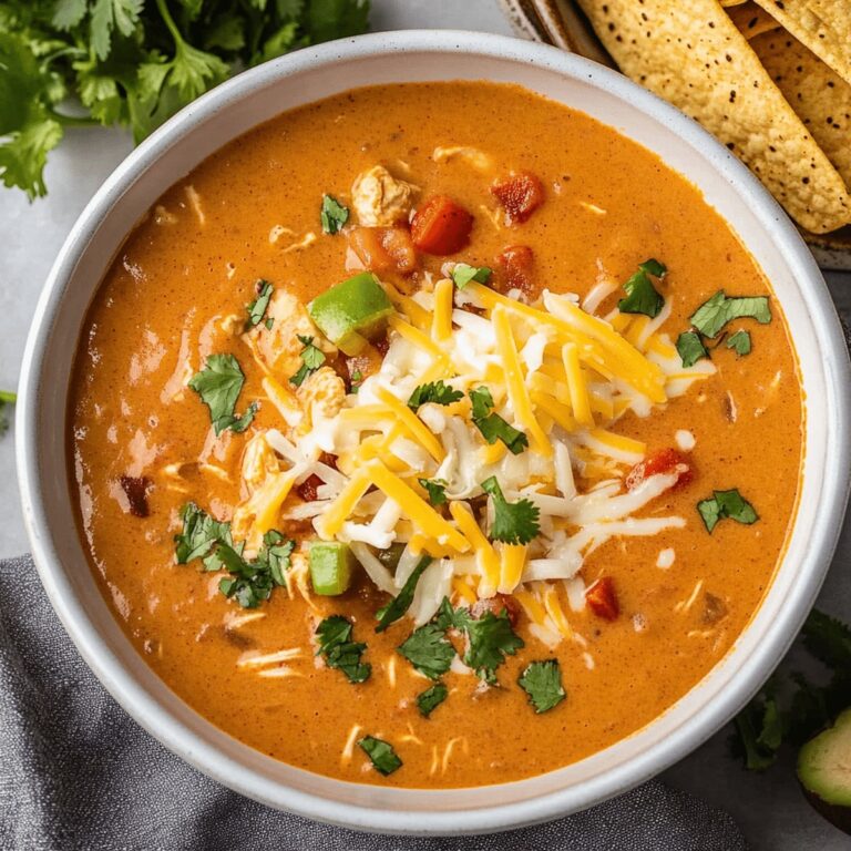 Easy Chicken Enchilada Soup Recipe
