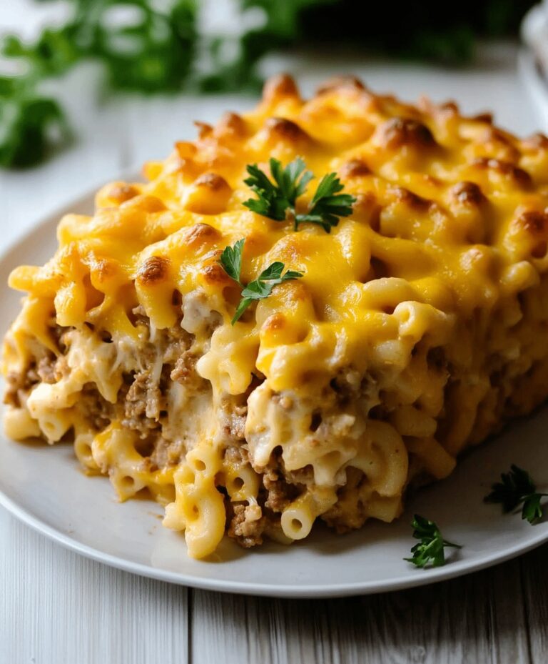 Hearty Mac And Cheese Meatloaf Casserole Recipe