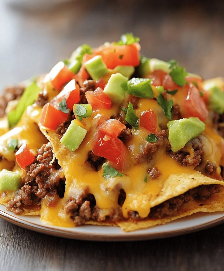 Irresistible Homemade Nachos With Ground Beef Recipe