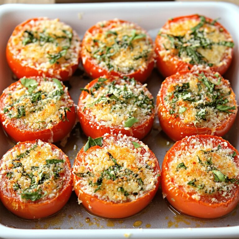 Baked Parmesan Tomatoes Recipe