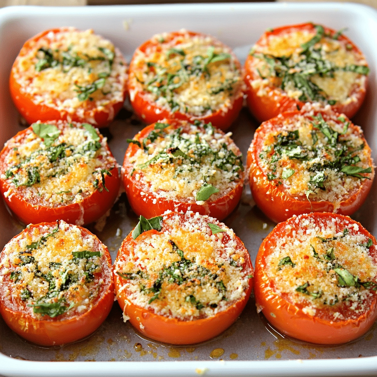 Baked Parmesan Tomatoes Recipe