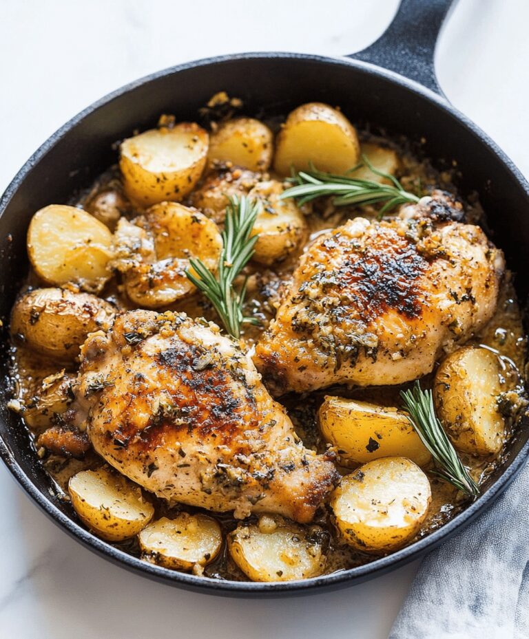 Crispy Garlic Parmesan Chicken And Potatoes Recipe