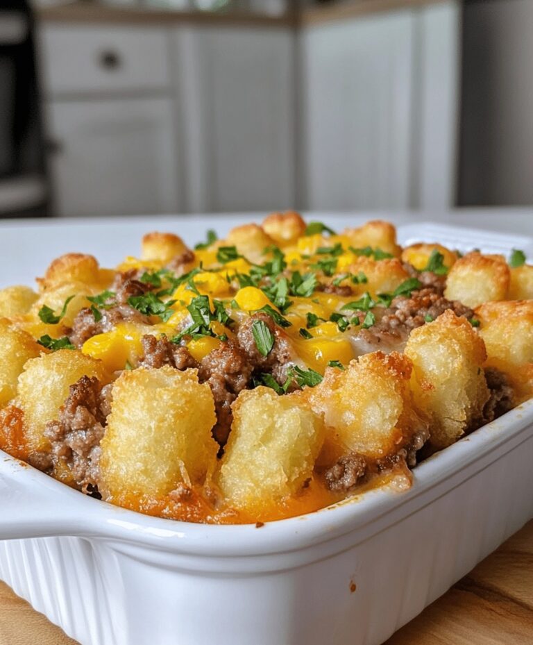 Tater Tot Casserole With Ground Beef Recipe