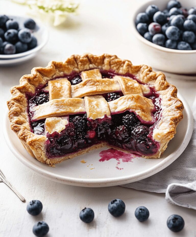 Triple Berry Pie Recipe