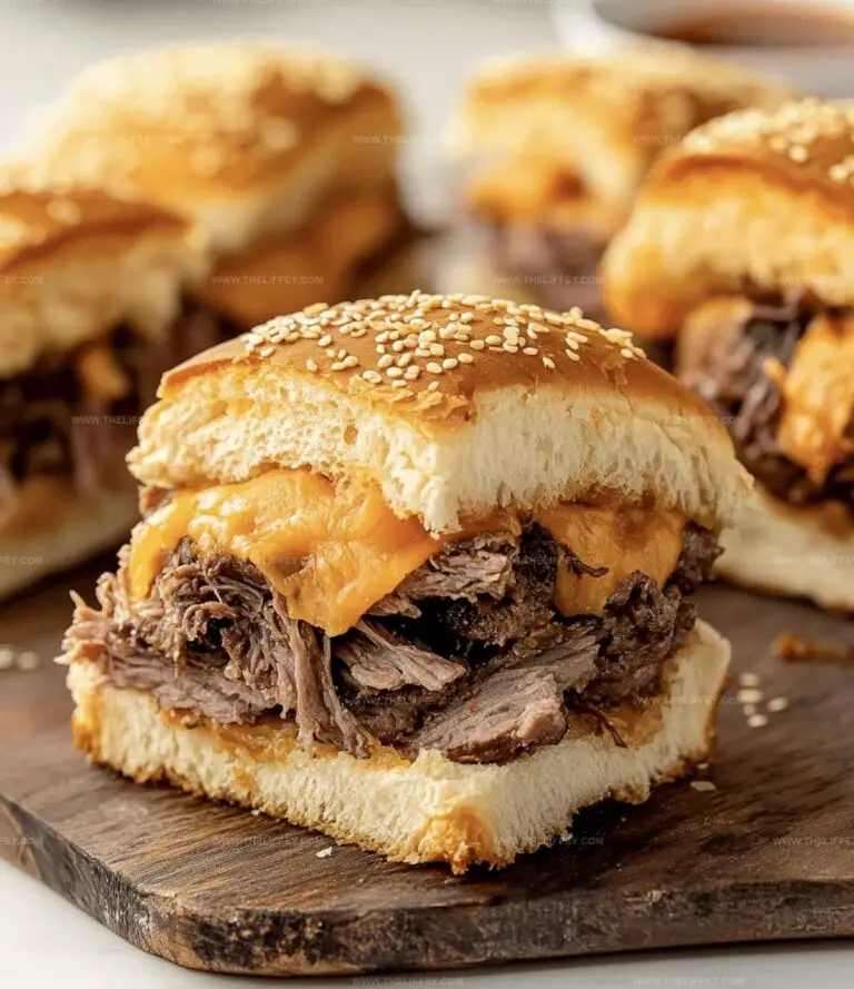 Easy Roast Beef And Cheddar Sliders Recipe