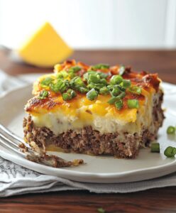 Savory Loaded Meatloaf Casserole Recipe