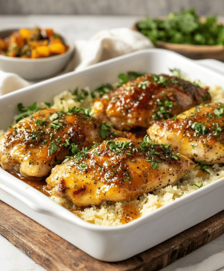 Easy Baked Honey Dijon Chicken Recipe