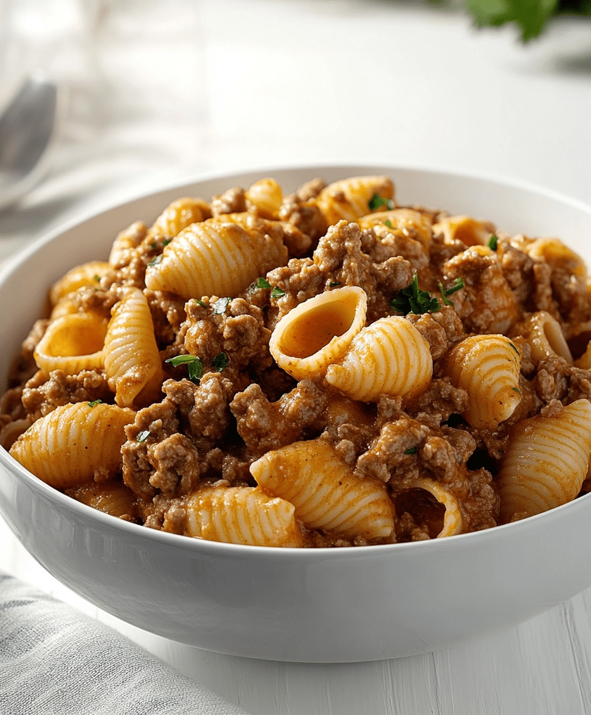 Quick Cheesy Beef And Shells Recipe