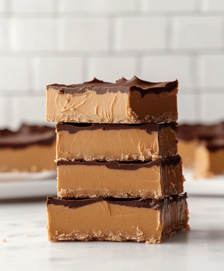 Easy No-Bake Peanut Butter Buckeye Bars Recipe