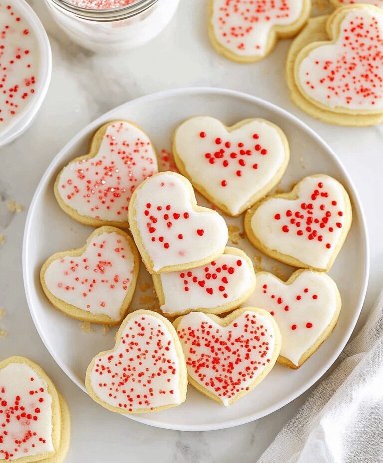 Heart-shaped Sugar Cookies Recipe