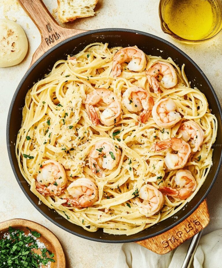 Zesty Shrimp Scampi With Pasta Recipe