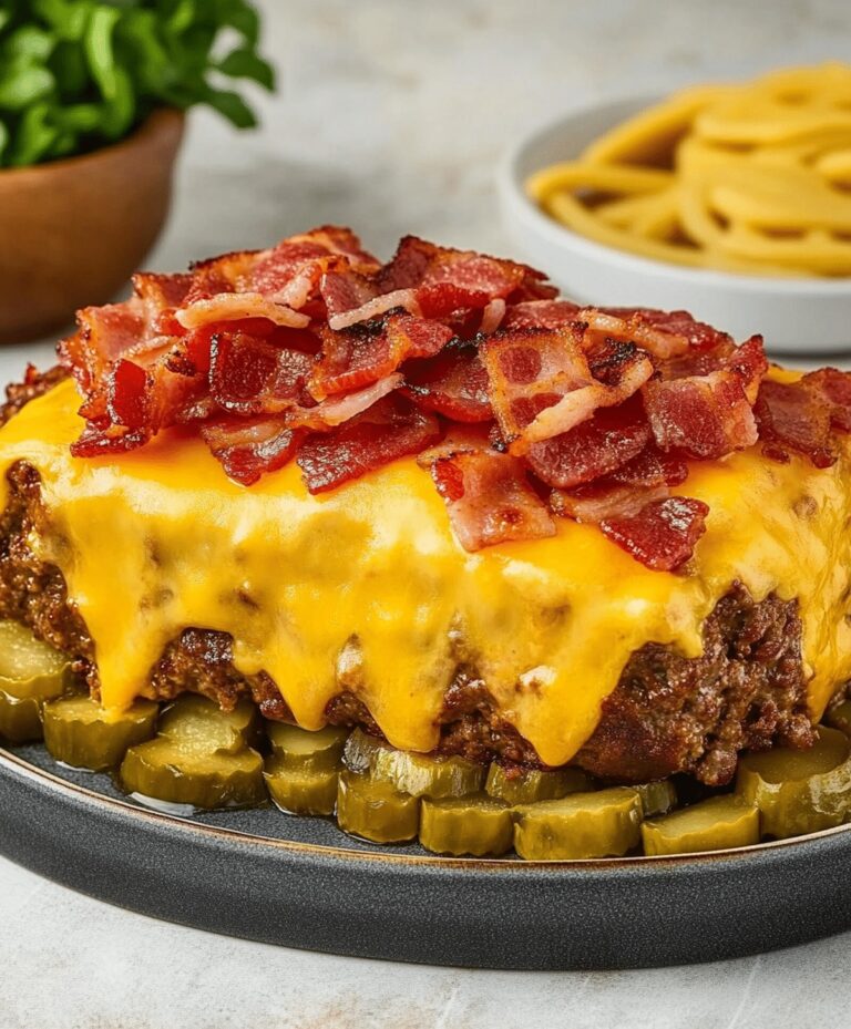 Bacon Cheeseburger Meatloaf Recipe