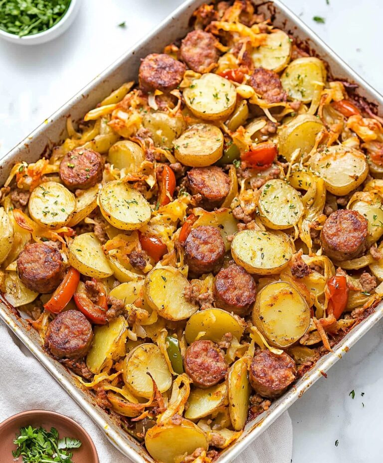 Potato, Pepper, And Sausage Bake Recipe