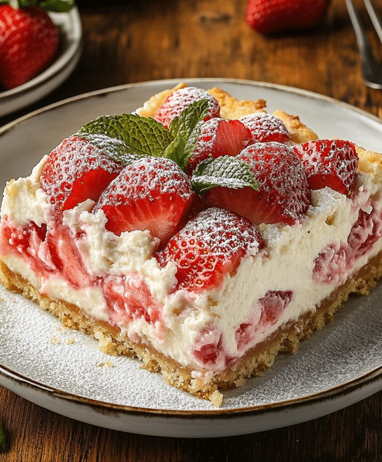 Quick Strawberry Cheesecake Dump Cake Recipe