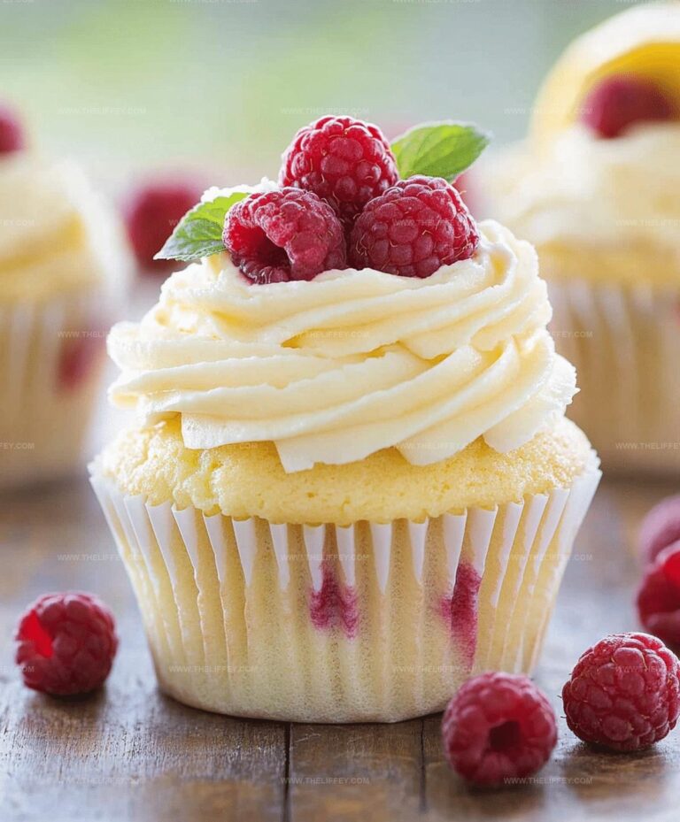 Delicious Raspberry Lemon Swirl Cupcakes Recipe