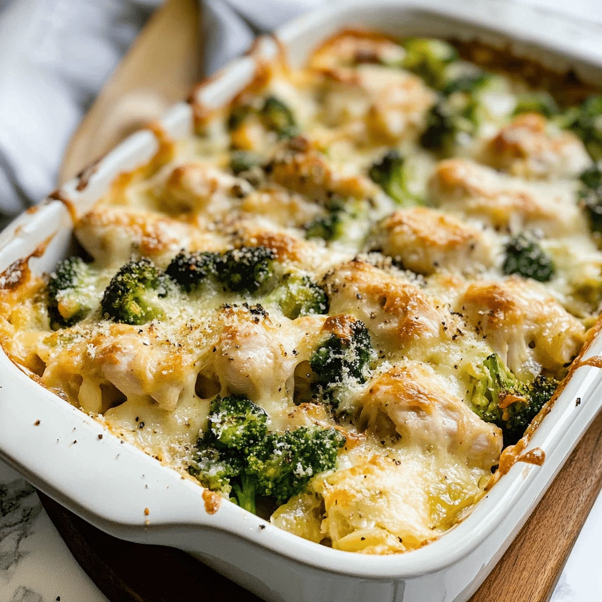 Cheesy Chicken Broccoli Bake Recipe