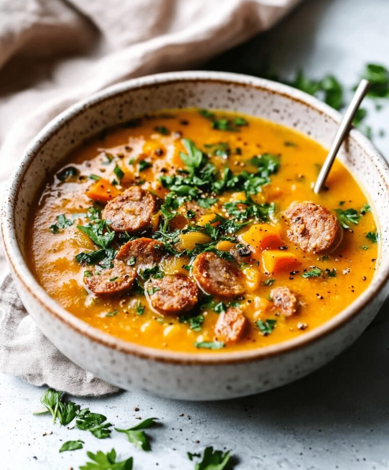 Hearty Sausage and Sweet Potato Soup Recipe