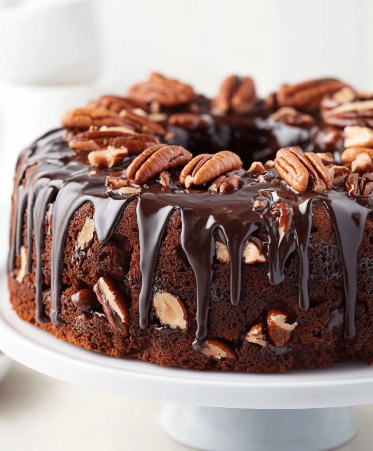 Irresistible Chocolate Pecan Dream Cake Recipe