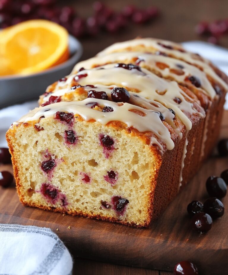 Moist Orange Cranberry Bread Recipe