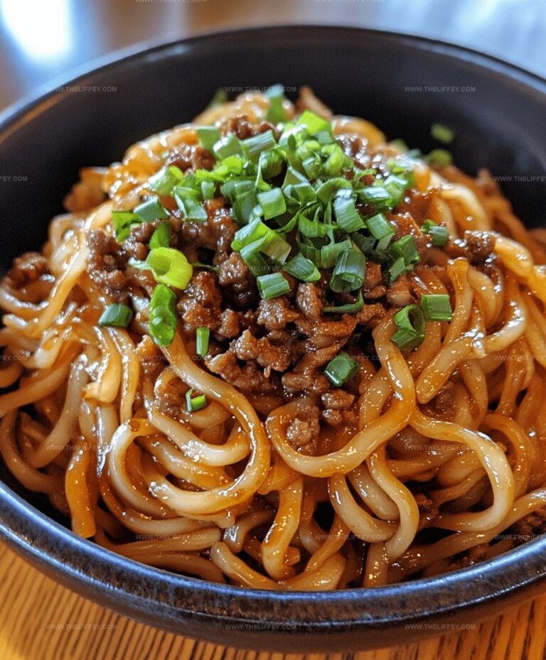 Best Mongolian Ground Beef Noodles Recipe