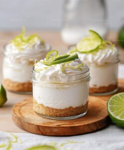 No-bake Key Lime Cheesecake Jars Recipe