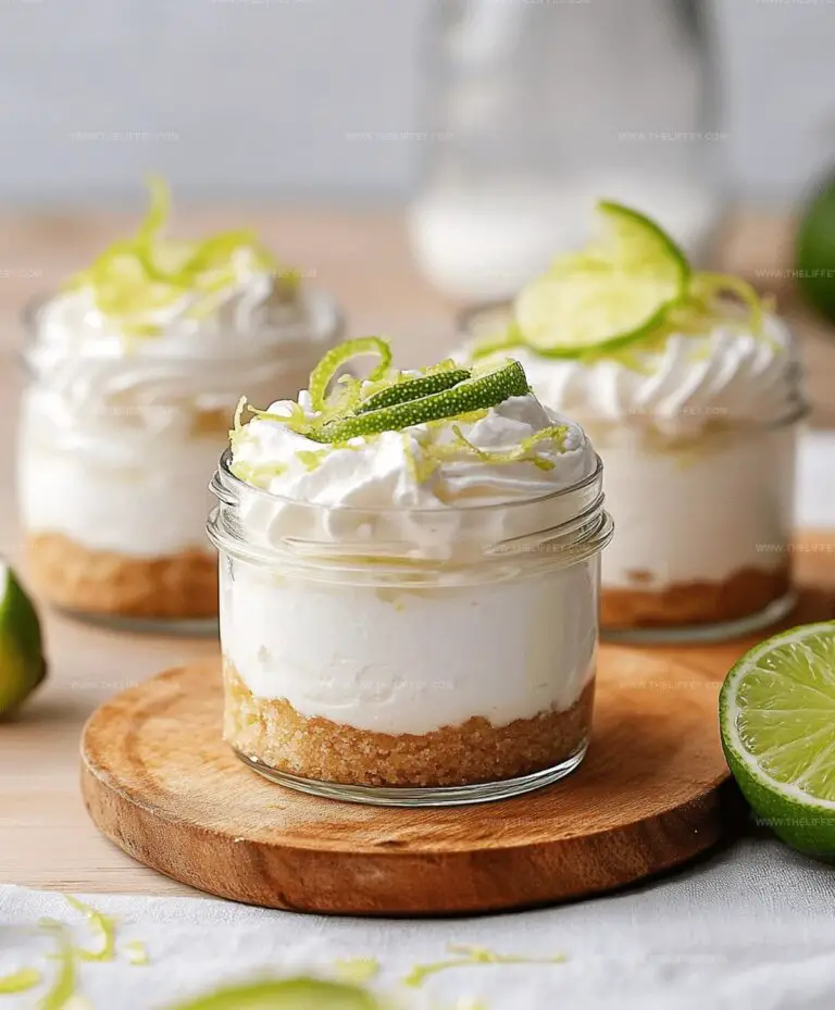 No-bake Key Lime Cheesecake Jars Recipe