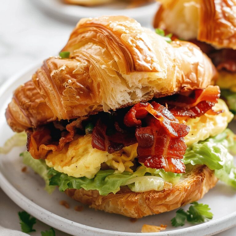 Croissant Breakfast Sandwiches Recipe