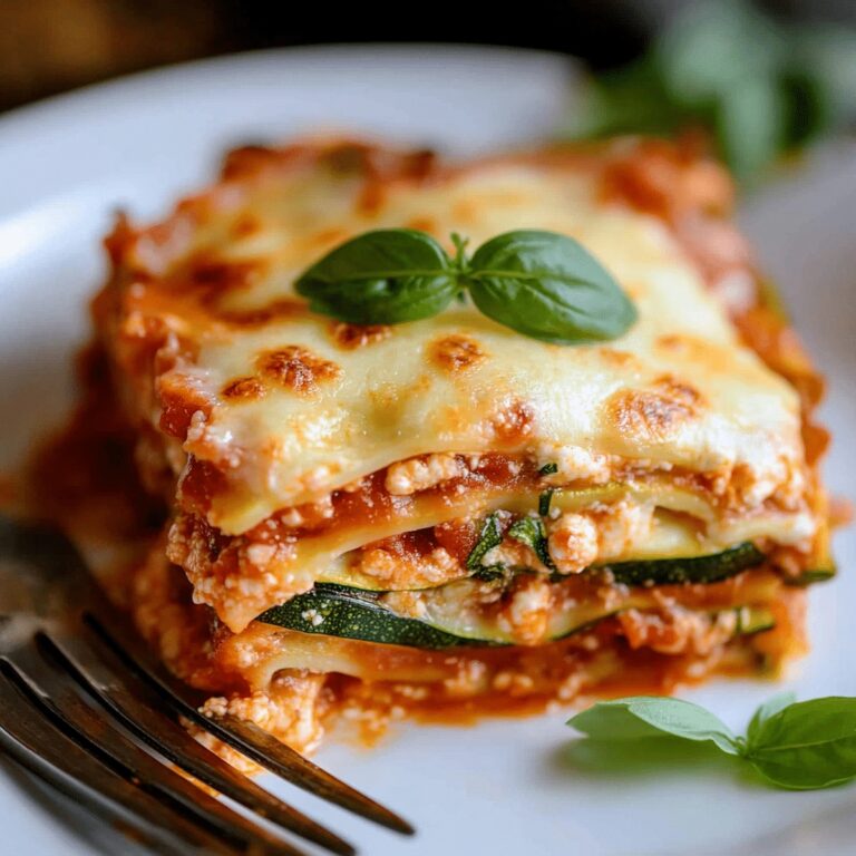 Zucchini Lasagna Recipe