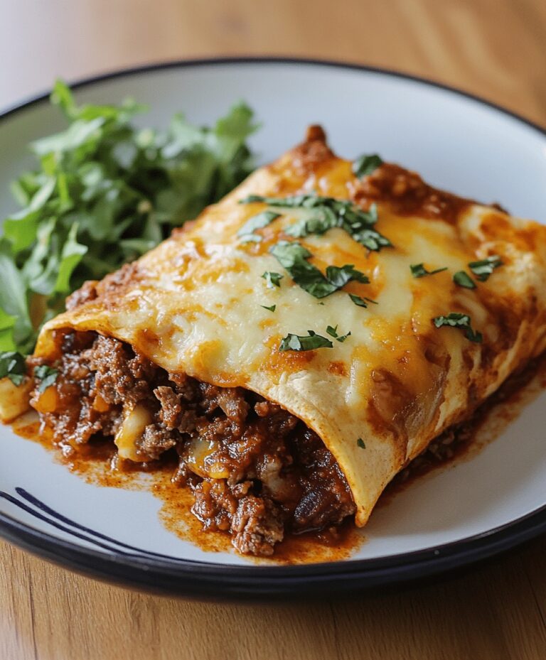 Cheesy Beef Enchiladas Recipe