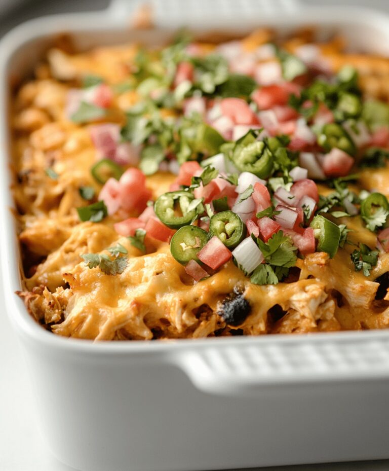 Cheesy Fiesta Chicken Casserole Recipe