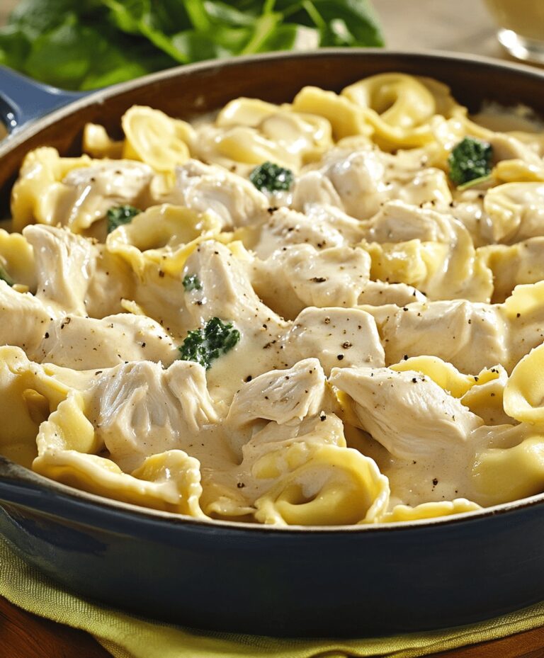 Creamy Chicken Tortellini Alfredo Recipe