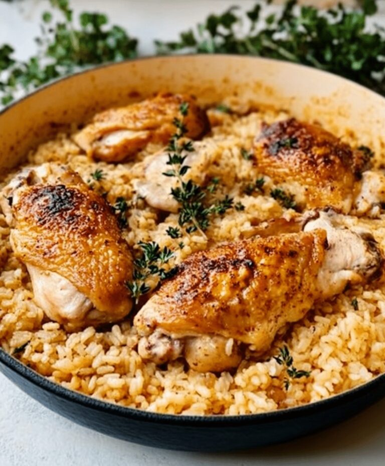 Perfect Oven Baked Chicken And Rice Recipe