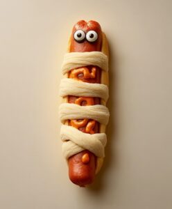 Creative Halloween Mummy Hotdogs Recipe