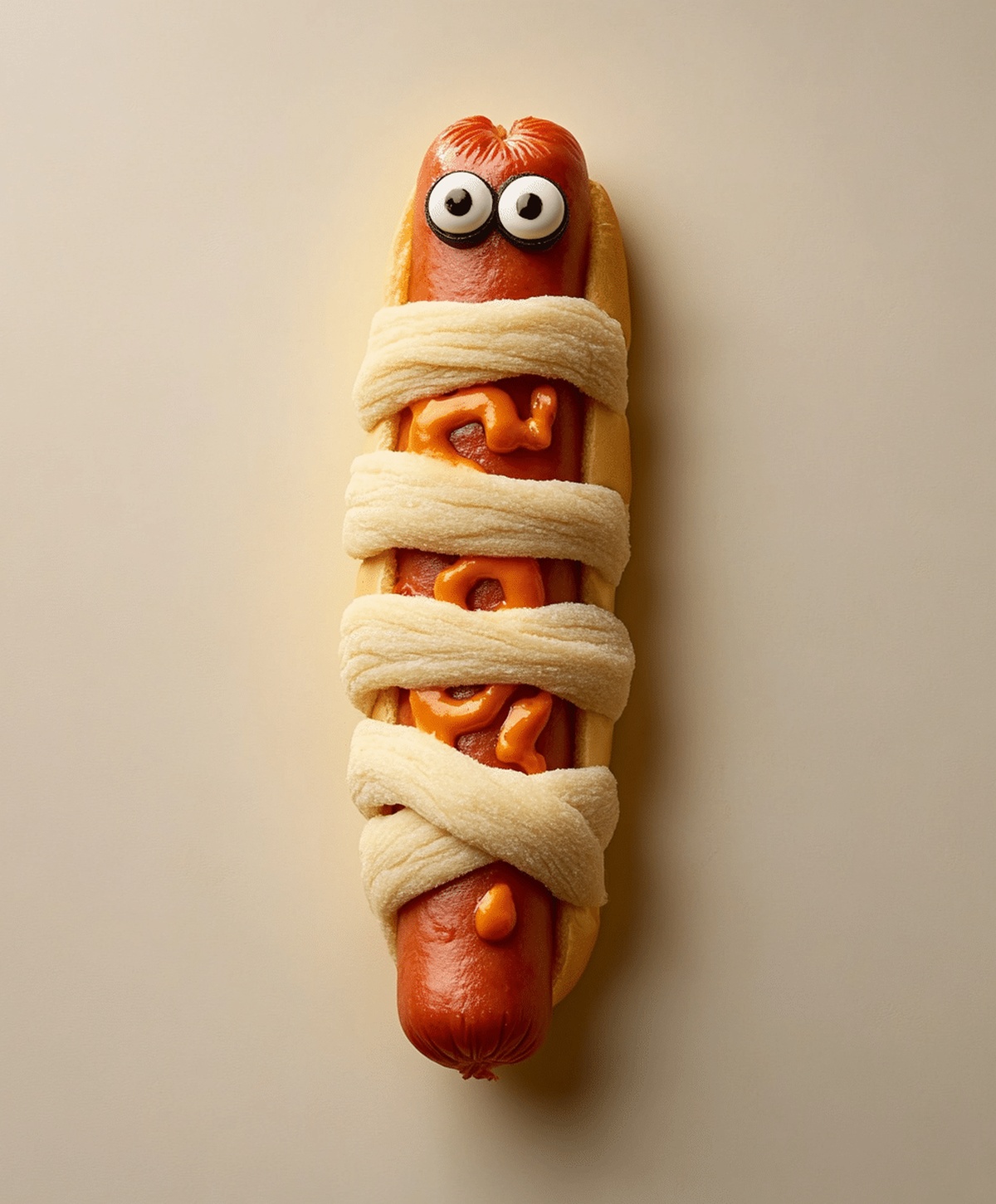 Creative Halloween Mummy Hotdogs Recipe