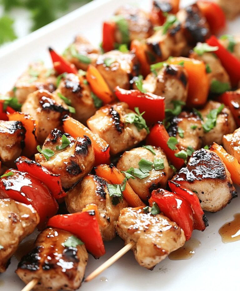 Yummy Honey Chicken Kabobs Recipe