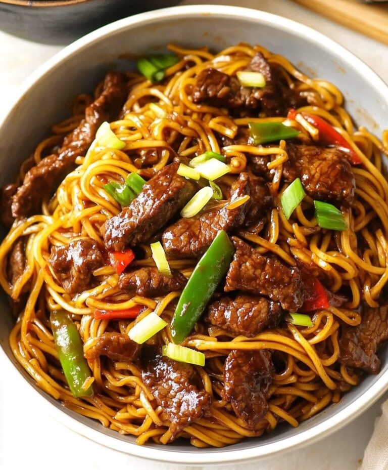 Beef Stir Fry With Noodles And Sticky Sauce Recipe
