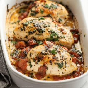 Baked Tuscan Chicken Breasts Recipe