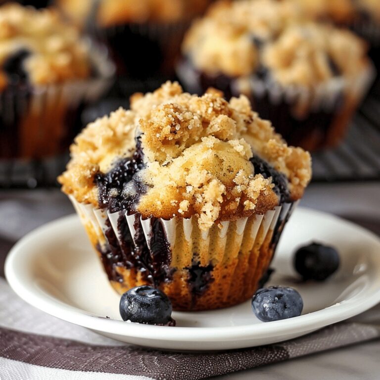 Blueberry Streusel Muffins Recipe