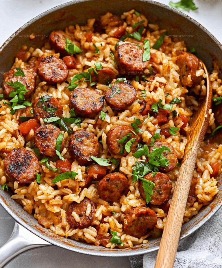 Cajun Sausage And Rice Skillet Recipe