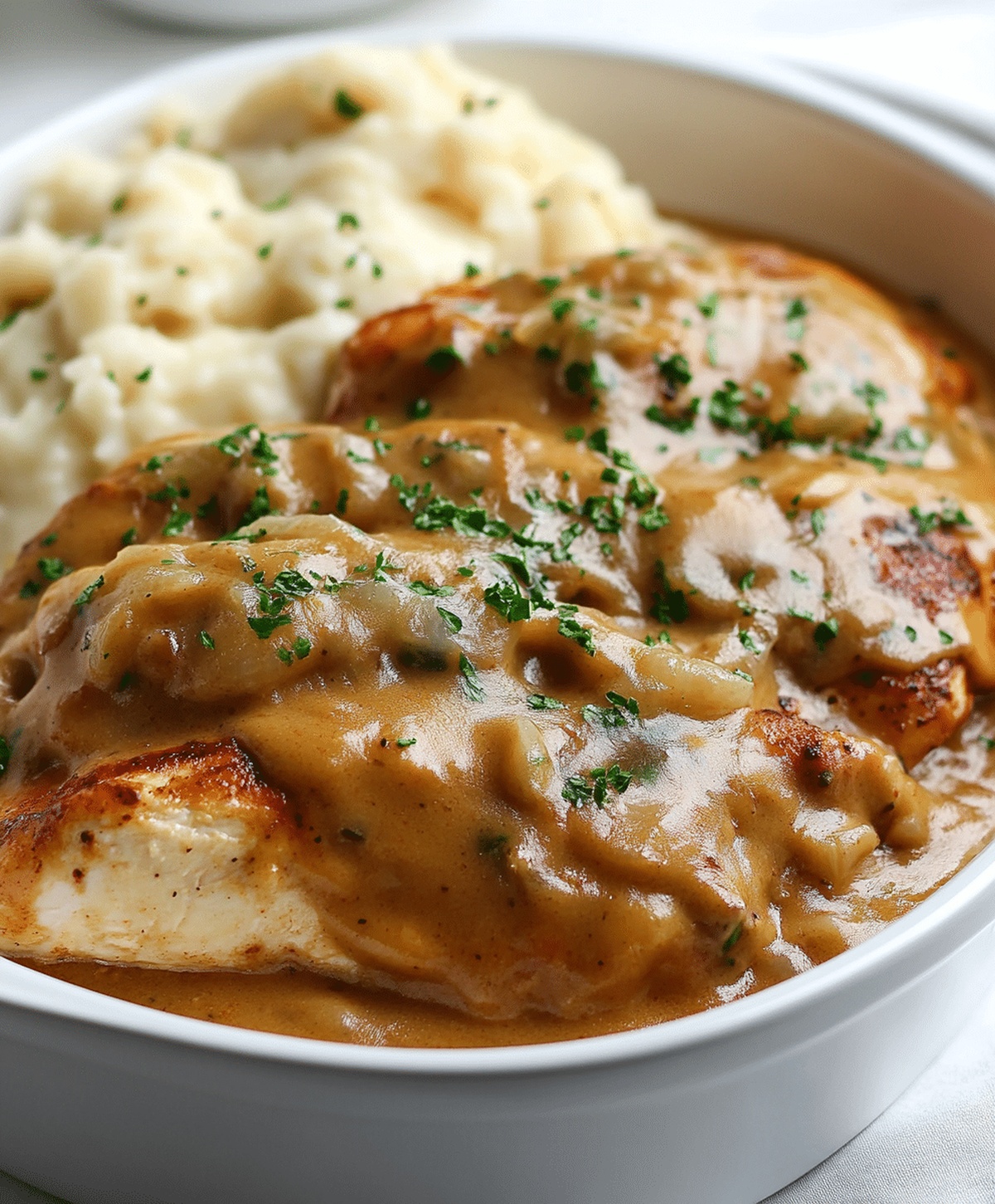 Creamy Smothered Chicken Recipe