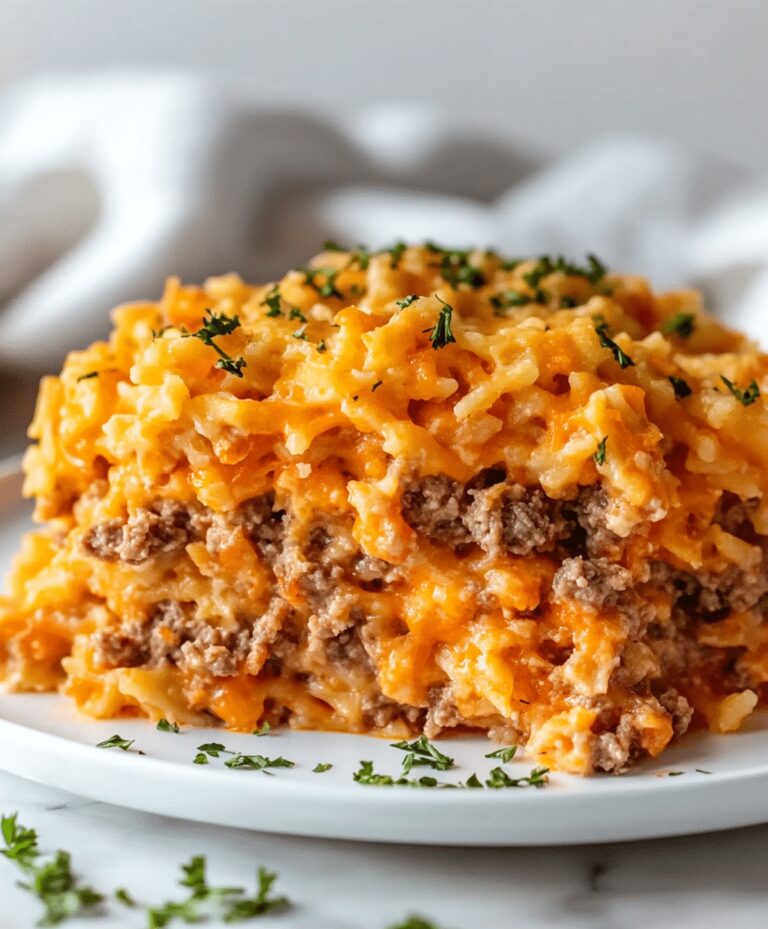 Quick Hamburger Supreme Casserole Recipe