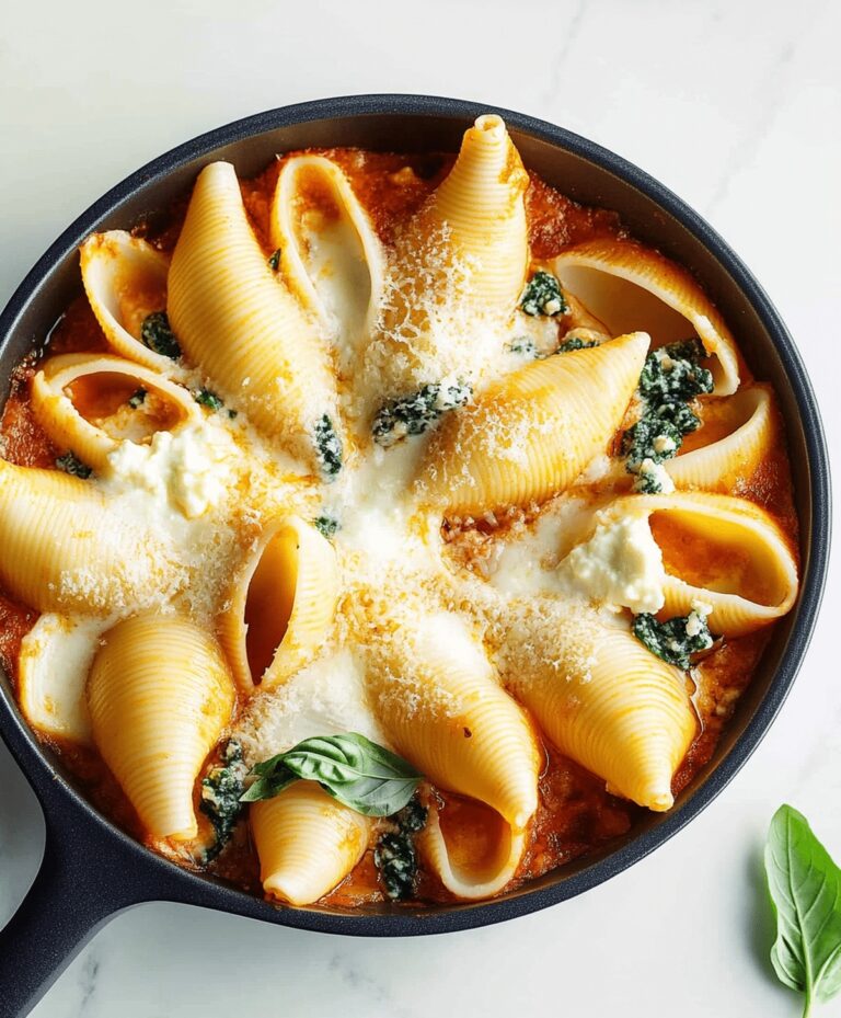 Creamy Ricotta Stuffed Shells Recipe