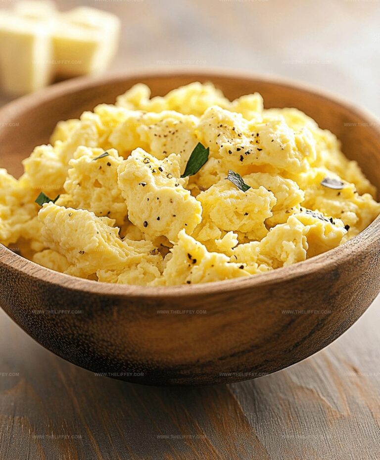 Creamy Cottage Cheese Scrambled Eggs Recipe