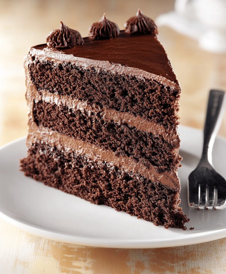 Triple Chocolate Cake Recipe